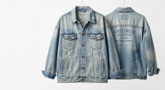 Weekend Glow Oversized Denim Jacket