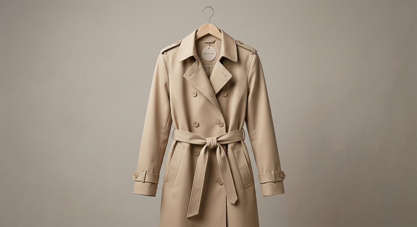 Morning Glow Trench Coat