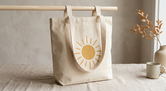 Golden Hour Canvas Tote