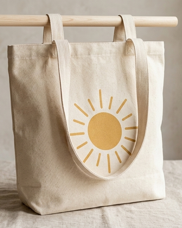 Golden Hour Canvas Tote